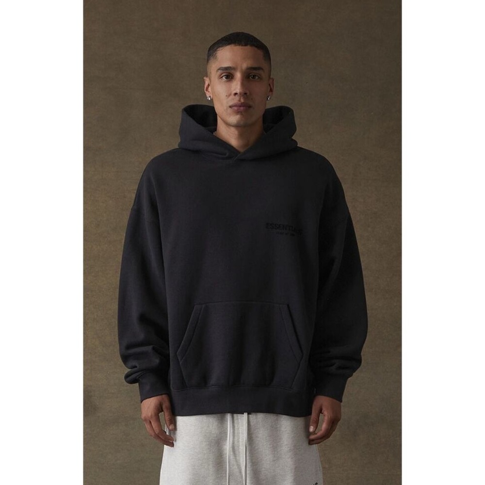 Fear of God Essentials Black Hoodie